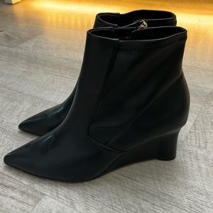 Franco Sarto Wedge Booties NWOT